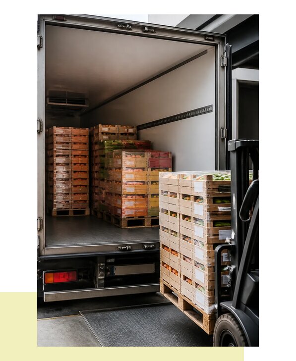Перевозка сельхозпродукции на паллетах с доставкой в Барабинск