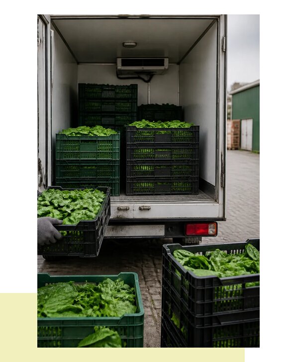 Перевозка шпината в Барабинск с сохранением свежести продукции